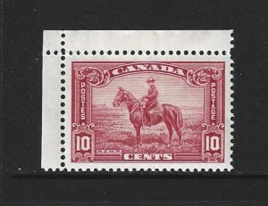 CANADA - #223 - 10c RCMP PICTORIAL ISSUE UL MINT STAMP (1935) MNH