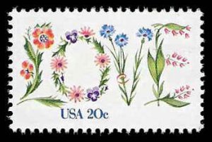 PCBstamps  US #1951 20c Love, perf. 11.25, MNH, (58)