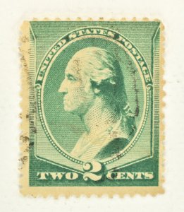 US STAMP SCOTT #213 2C WASHINGTON, 1887