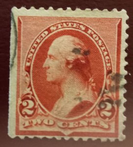 US Scott #220 Used VF 1890