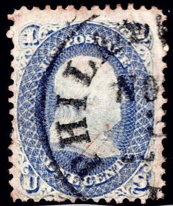 U.S. 63 USED NH SINGLE AS SHOWN (V4937)