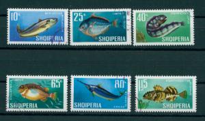 ALBANIA  FISH 1966  U SET