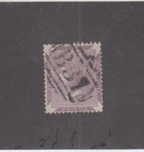 SIERRA LEONE (MK7666) # 1a  VF-USED  1859 QUEEN VICTORIA /DULL VIOLET CV $55