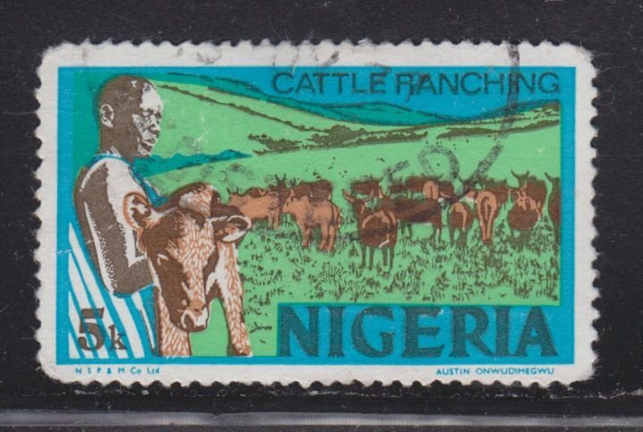 Nigeria 294 Cattle Ranching 1974