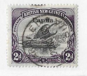 New Guinea Sc #3 2p used with CDS