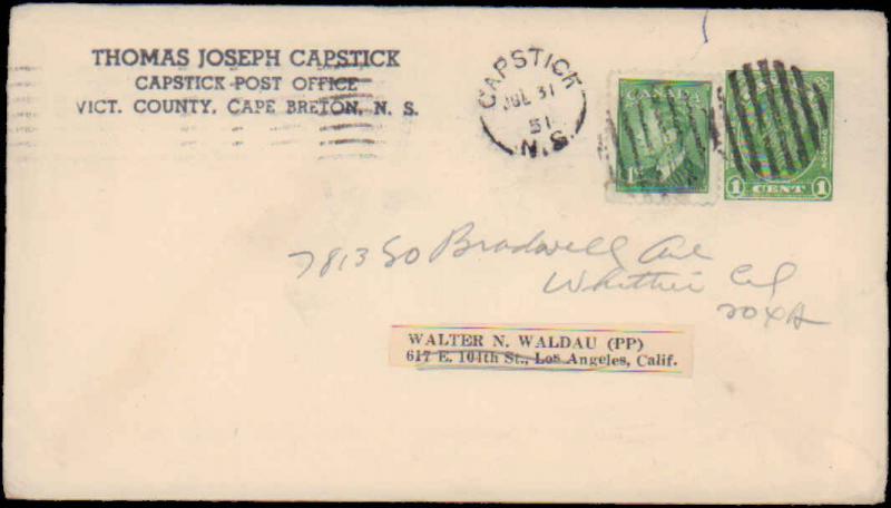 Canada Ontario, Postal Stationery