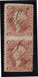 U.S. - R1b - Pair - Used (catalog value 250.00)