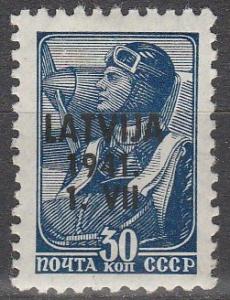 Latvia #1N18 F-VF Unused  (S7352)