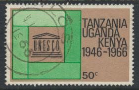 Kenya Tanzania Uganda KUT SG 232 SC # 169 Used UNESCO  see details 