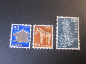 Japan 1966 Sc 882A,887,891 FU