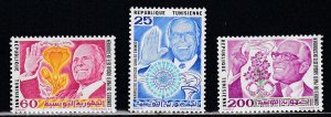 Tunisia # 631-633, President Bourguiba, Mint Hinged, 1/3 Cat.