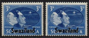 Swaziland Sc #40a-40b Mint Hinged