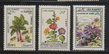 Afghanistan MNH sc# 1001-3 Flowers 2014CV $2.70