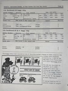 DENSON'S SPECIALIZED CATALOG OF PLATE # COILS PNC FIRST DAY COVERS + Programs