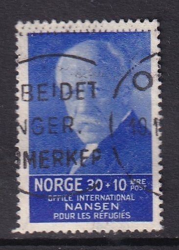 Norway #B8  used  1935  Nansen  30o