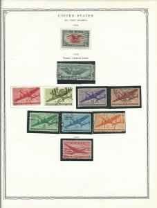 Scott Minuteman Stamp Album For United States Stamps With Stamps