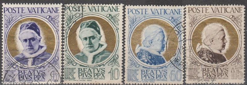 Vatican City #145-8 F-VF Used CV $28.50 (A16794)