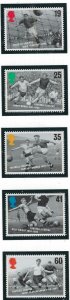 Great Britain 1663-67 MNH 1996 Soccer Players (fe5647)