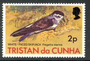 TRISTAN DA CUNHA 1977 QE2 2p White Faced Skipjack BIRD Issue Sc 223 MNH