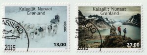 Greenland     715 - 716   used     CV $9.50