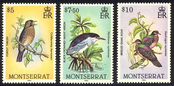 HALF-CAT BRITISH SALE: MONTSERRAT #524-38 Mint NH