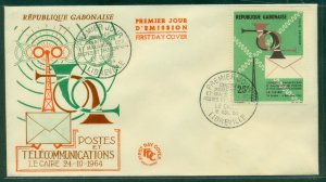 Gabon 1964 African Postal Union FDC