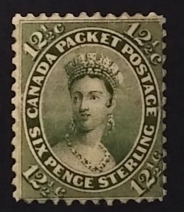 Canada 18 F-VF Unused (No Gum) ** See Certificate **