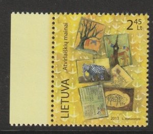 Lithuania 2013 Postcrossing,  Scott No. 1012 MNH