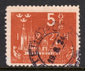 Sweden - Scott #197 - Used - Pencil/rev. - SCV $3.25