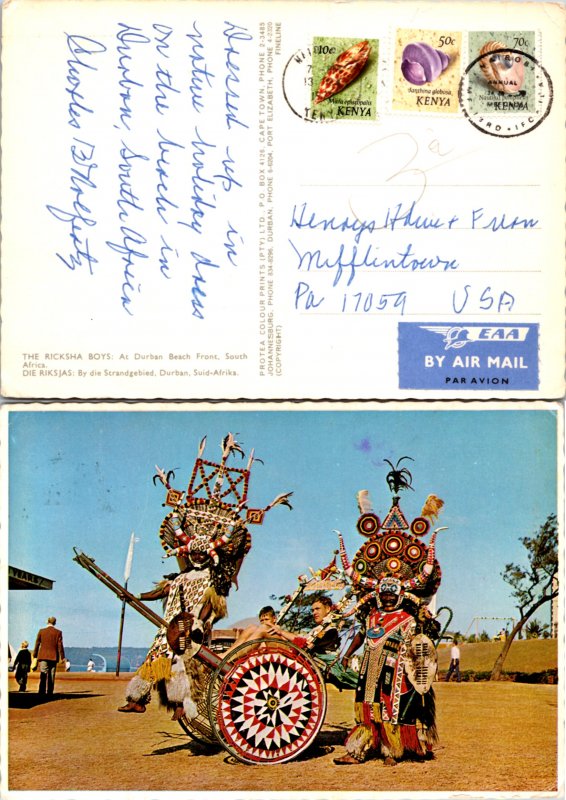 Kenya Uganda & Tanganyika, Picture Postcards, Seashells