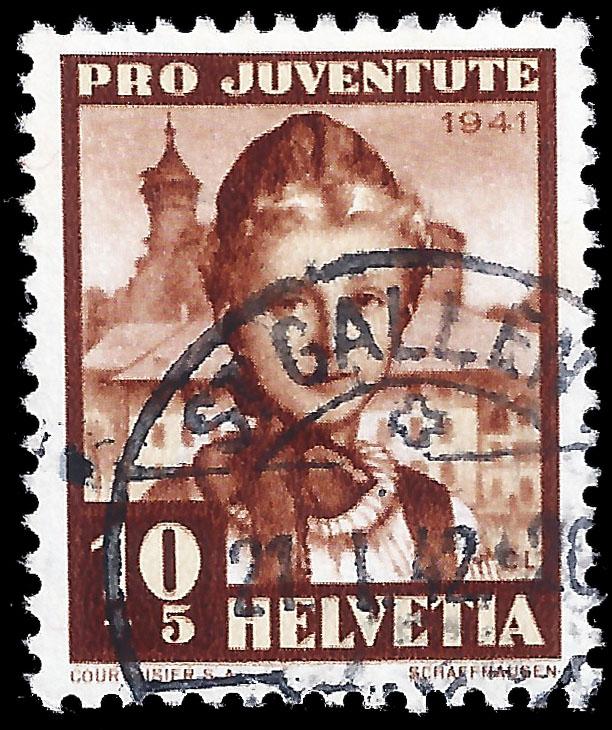 Switzerland 1941 Sc B112-115 uvf Pro Juventute