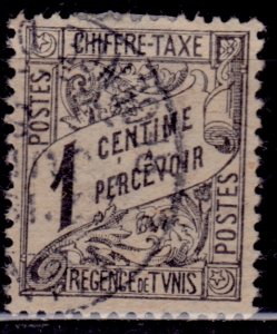 Tunisia 1901, Postage Due, 1c, used