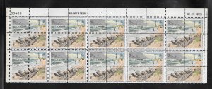 #1448-51 MNH Plate Block Strip of 40