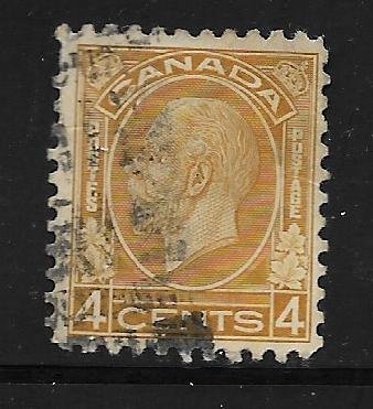 CANADA, 198, USED, KING GEORGE V