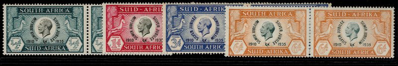 SOUTH AFRICA GV SG65-68, SILVER JUBILEE set, NH MINT. Cat £45.