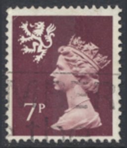 Scotland GB  Machin 7p SG S24  Used   1 band  SC# SMH8  see details