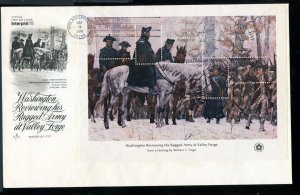 US 1686-1689 set 4 American Bicentennial sheets UA Artcraft cachet oversized FDC