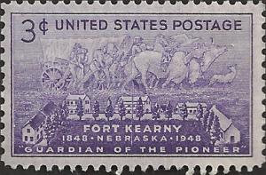 # 970 MINT NEVER HINGED FORT KEARNY
