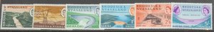 RHODESIA & NYASALAND 1960 KARIBA DAM SET SG32/37 LIGHTLY MOUNTED MINT .CAT £19