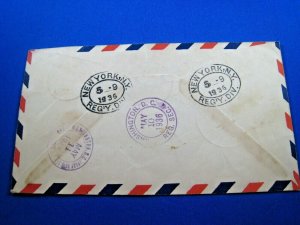 GERMANY - FIRST FLIGHT HINDENBURG REGISTERED COVER