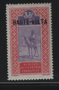 UPPER VOLTA, 17, HINGED, 1920-28, CAMEL & RIDER