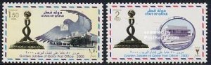 Qatar 2000, Post office 2v, MNH