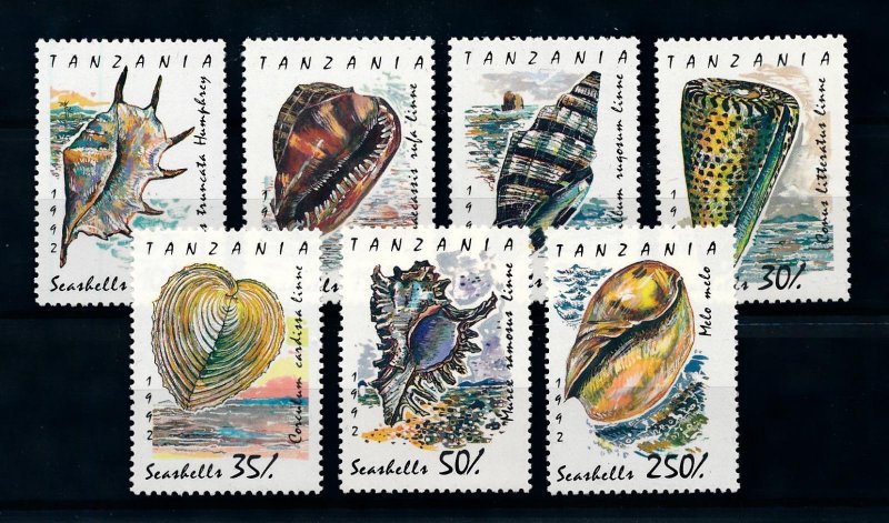 [99756] Tanzania 1992 Marine life sea shells sea snails  MNH