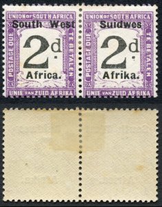 South West Africa SGD9a 2d Wes for West M/M (tone spot) Cat 150 pounds