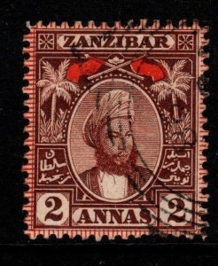 ZANZIBAR SG180 1898 2a RED-BROWN FINE USED