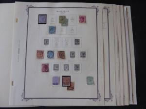 Mauritius 1876-1980 Mint/Used Stamp Collection on Scott Specialty Album Pages