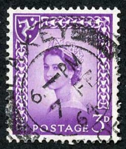 IOM SG2a 3d Deep Lilac on Chalky Paper Fine used cat from 6.50 pounds