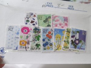 Japan #3714-23 used set  2024 SCV = $8.00