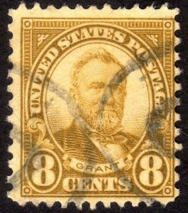 1927, US 8c, Ulysses S. Grant, Used, Sc 640