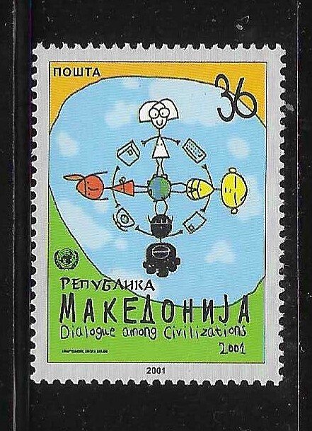 Macedonia 2001 Year of Dialogue among civilizations Sc 227 MNH A3471